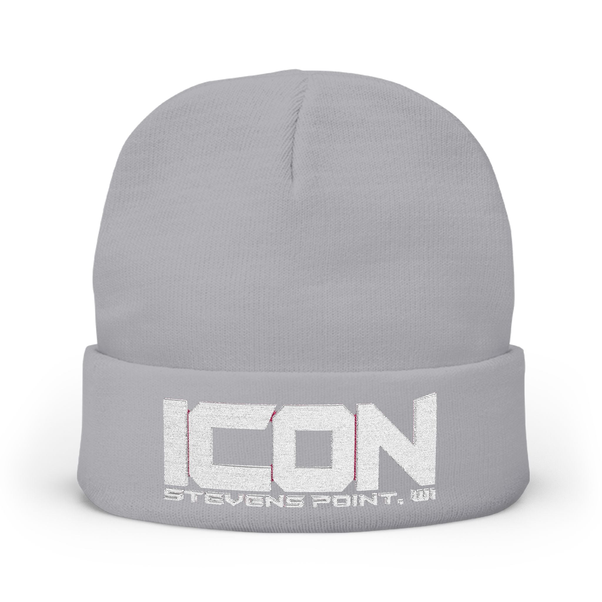 ICON Embroidered Knit Beanie – Cozy Winter Style
